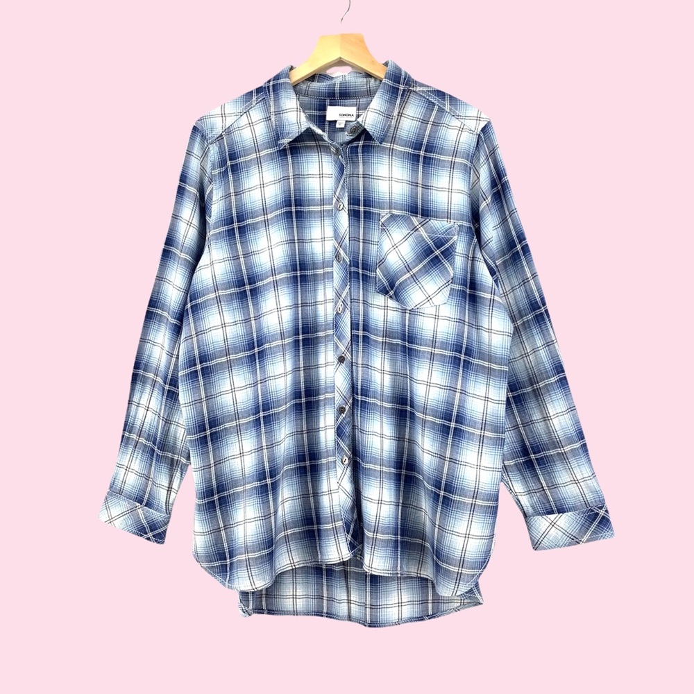 PLAID FLANNEL SHIRT SIZE XL
